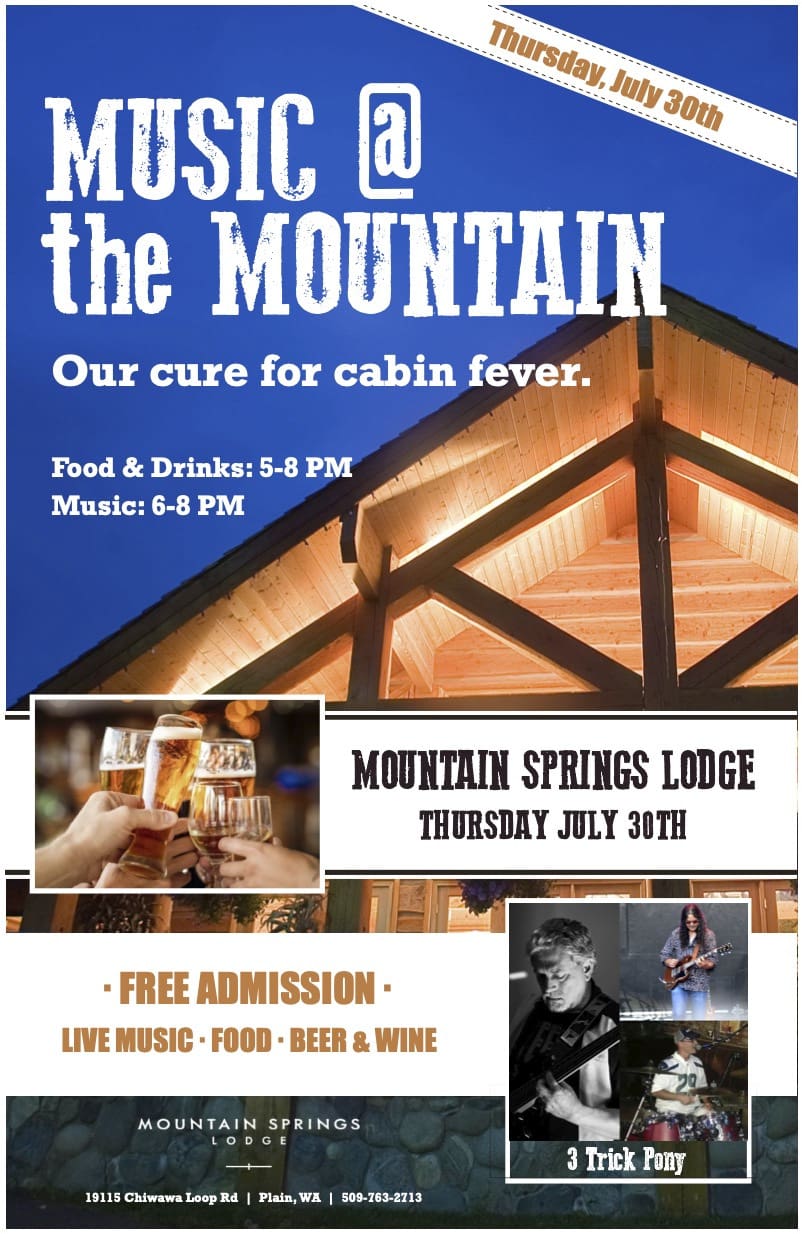 Music at the Mountain July 30th 2026